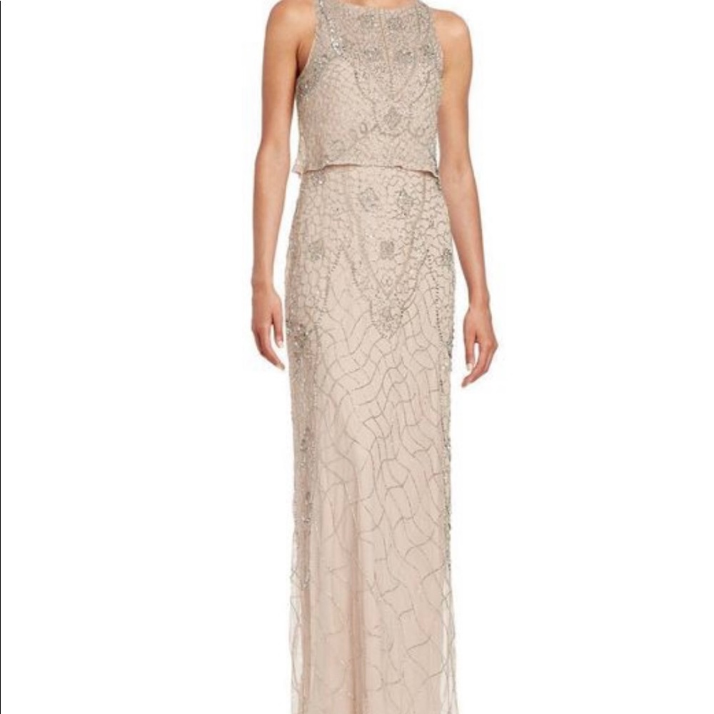 Aiden Mattox beaded formal dress
